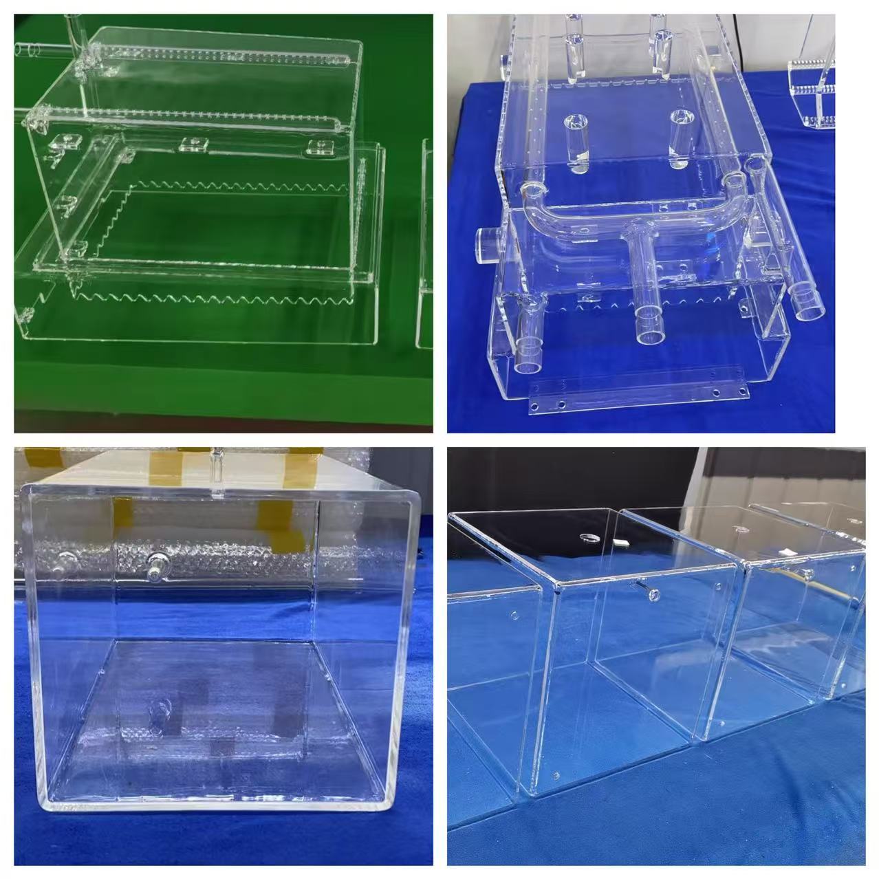 กรณี บริษัท ล่าสุดเกี่ยวกับ Custom JGS2 Quartz Square Tank-Amy