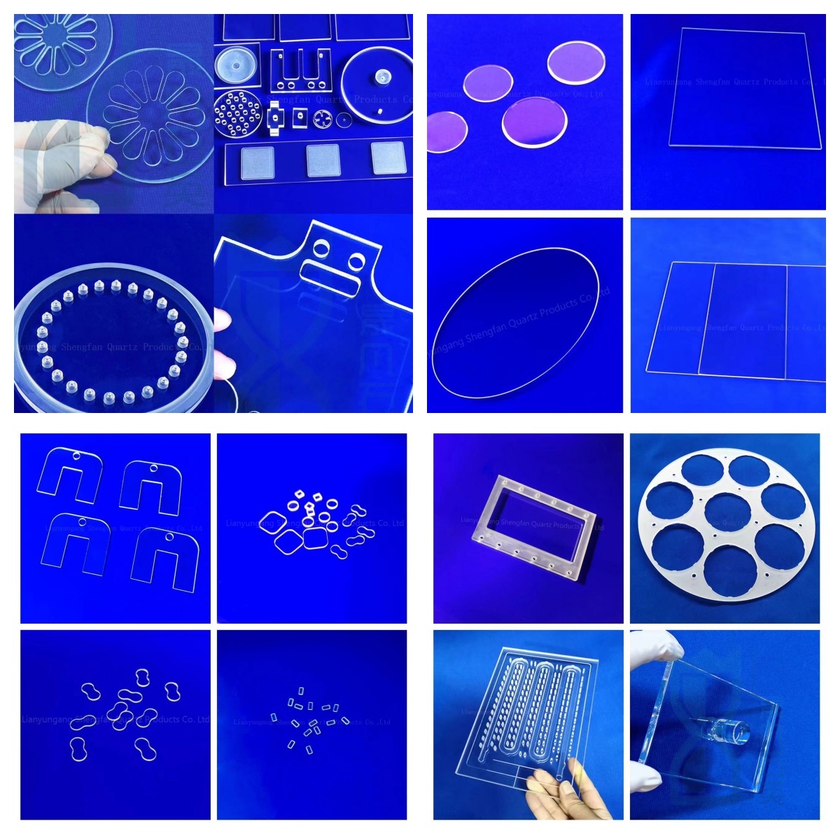 กรณี บริษัท ล่าสุดเกี่ยวกับ Custom Special-shaped Quartz Sight Window for Korean Semiconductor Client-Amy
