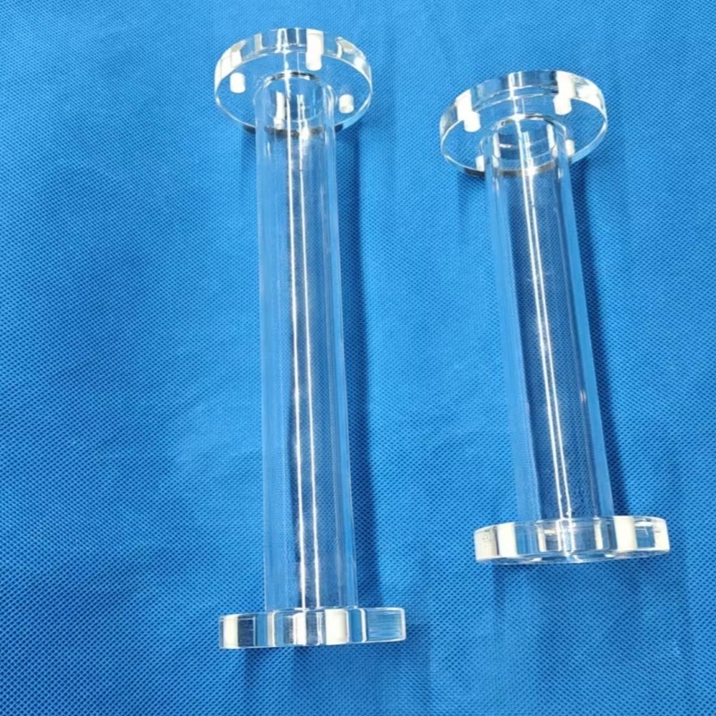 กรณี บริษัท ล่าสุดเกี่ยวกับ Product Introduction of Quartz Flange Tube-sara