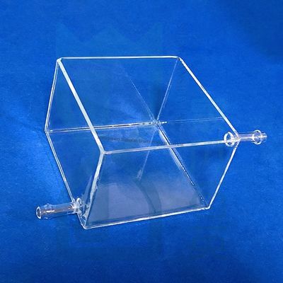 คุณภาพ Photochemical Reactor Necessity Highly Transparent Quartz Tanks Density 2.2g/cm3 Fused Silica โรงงาน