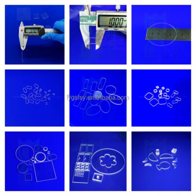 คุณภาพ  Custom High Temperature Resistance (1150℃) Quartz Glass Plate with High Light Transmittance (>92%) and High Hardness (Morse 6.5) for Precision Optics โรงงาน