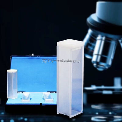 คุณภาพ  High-temperature and Corrosion Resistant Quartz Glass Colorimeter Cuvette with 3.5ml Capacity โรงงาน