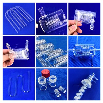 คุณภาพ  High Purity 99.99% Corrosion Resistant Quartz Glass Tube with 1100℃ Working Temperature โรงงาน