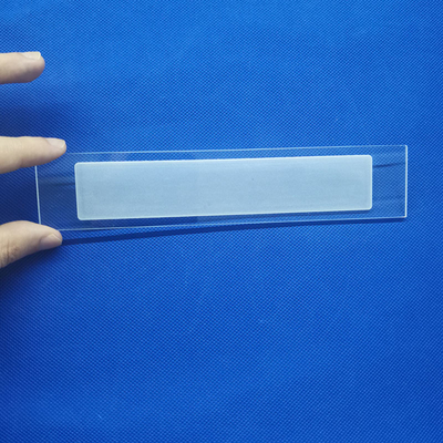 XRD- Fused Quartz Sample Sink Plate การกัดกร่อนแบบกำหนดเอง Resisitant อุณหภูมิสูง