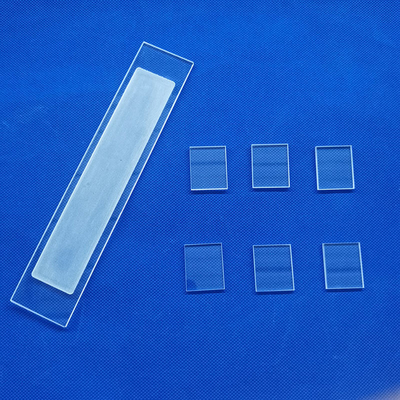 XRD- Fused Quartz Sample Sink Plate การกัดกร่อนแบบกำหนดเอง Resisitant อุณหภูมิสูง