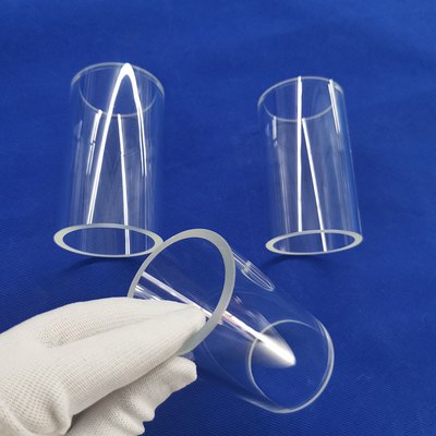 Transparent Quartz Tube Reactor Testing Glass Sleeve For Germicidal Lamps