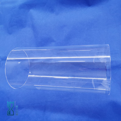 ความต้านทานอุณหภูมิสูงขนาดที่ปรับแต่งได้หลอดแก้วควอตซ์ผสมซิลิกาหลอดควอตซ์ใส
