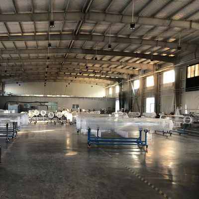 ท่อแก้วควอตซ์ทนความร้อนสูงทนการกัดกร่อนเส้นผ่านศูนย์กลางใหญ่สำหรับงานโซลาร์เซลล์