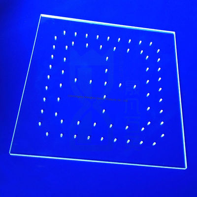 แผ่นกระจกควอตซ์ทนความร้อนสูงแบบกำหนดเองสำหรับเครื่องบ่ม พร้อมค่าความคลาดเคลื่อน ±0.02 มม. และอุณหภูมิใช้งาน 1150C
