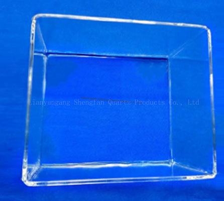 แผ่นกระจกควอตซ์ทนการกัดกร่อนสูงส่งผ่านแสงได้ดีเยี่ยม ทนอุณหภูมิใช้งาน 1100°C