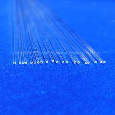 โรงงาน รับทําตามความต้องการโปร่งใส กว้างขนาดเล็ก Quartz Capillary อุณหภูมิสูง ทนทานต่อการกัดกร่อน