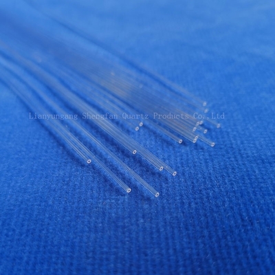 โรงงาน รับทําตามความต้องการโปร่งใส กว้างขนาดเล็ก Quartz Capillary อุณหภูมิสูง ทนทานต่อการกัดกร่อน