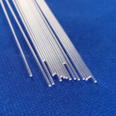 โรงงาน รับทําตามความต้องการโปร่งใส กว้างขนาดเล็ก Quartz Capillary อุณหภูมิสูง ทนทานต่อการกัดกร่อน