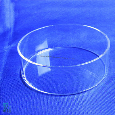 แผ่นกระจกควอตซ์ทนทานต่อการกัดกร่อนความร้อนสูง สําหรับใช้ในห้องปฏิบัติการอุณหภูมิสูง