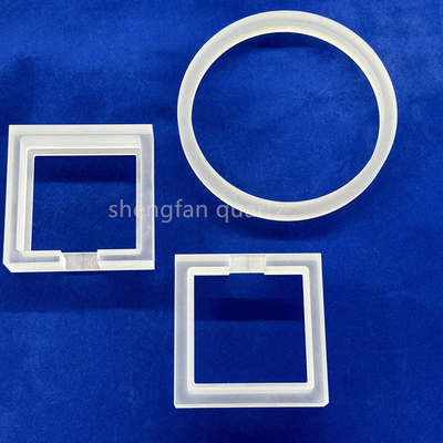 CNC ปรับปรุงผลิตภัณฑ์ควาตซ์แบบไม่โปร่งใสที่มีอุณหภูมิสูง ทนทานต่อการกัดสี