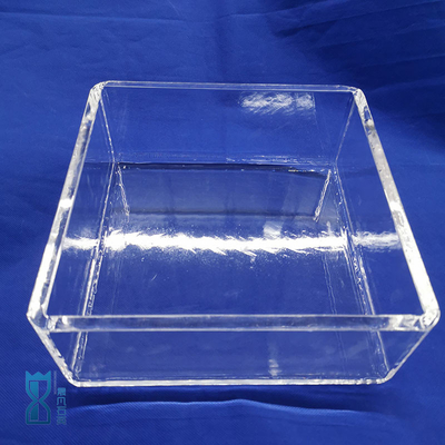 โรงงานที่กําหนดเองห้องปฏิบัติการกลมโปร่งทนทานการกัดกร่อน Quartz แก้ว Petri