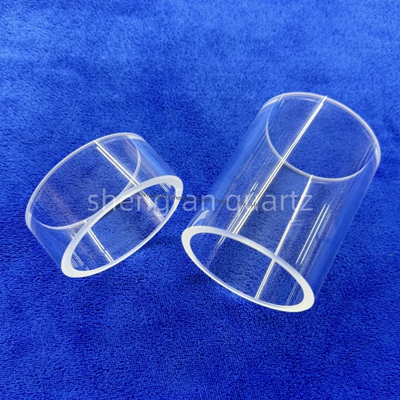 ท่อแก้วควอตซ์ สําหรับความละเอียดสูง ความแข็งแรงสูง ในสาขาวิชาการอุตสาหกรรม