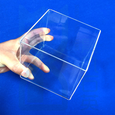 การวัดความต้านทานต่อการกัดกรองในอุณหภูมิสูง Quartz Liquid Copper Quartz Container