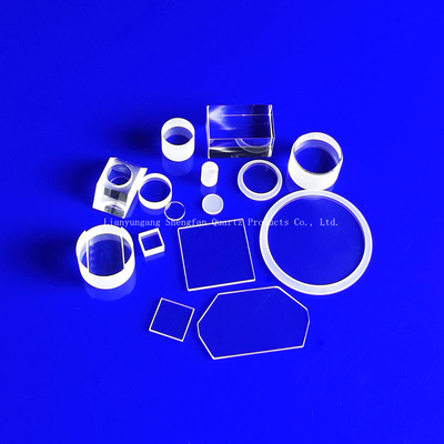 โรงงานโปร่งใสสูงซิลิก้าหลอม Custom Optical Quartz Sheet Glass Plate ในขนาดต่าง ๆ