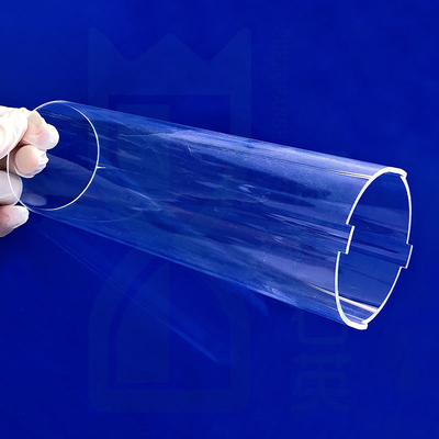 อุณหภูมิสูง ทนทานต่อการกัดกร่อน ความสามารถผ่านสูง Quartz Glass Tube Fused Quartz