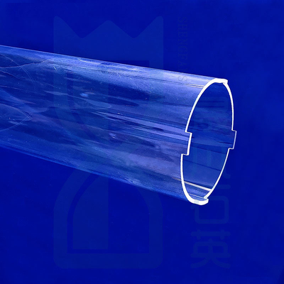 อุณหภูมิสูง ทนทานต่อการกัดกร่อน ความสามารถผ่านสูง Quartz Glass Tube Fused Quartz
