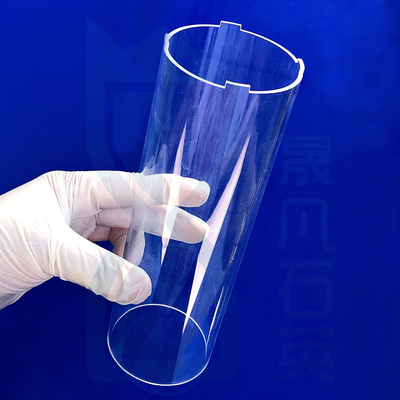 อุณหภูมิสูง ทนทานต่อการกัดกร่อน ความสามารถผ่านสูง Quartz Glass Tube Fused Quartz