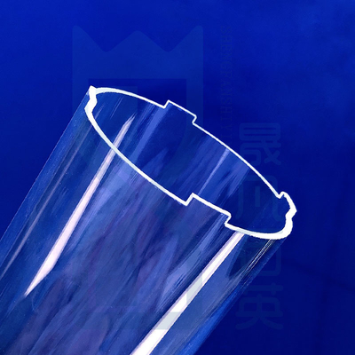 อุณหภูมิสูง ทนทานต่อการกัดกร่อน ความสามารถผ่านสูง Quartz Glass Tube Fused Quartz
