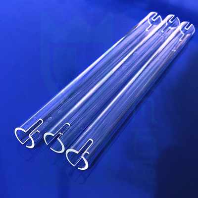 โรงงานเตาอบทนอุณหภูมิสูง โรงงานช่าง Tube Quartz Heating Tube Quartz Glass Tube