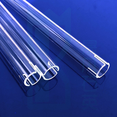 โรงงานเตาอบทนอุณหภูมิสูง โรงงานช่าง Tube Quartz Heating Tube Quartz Glass Tube
