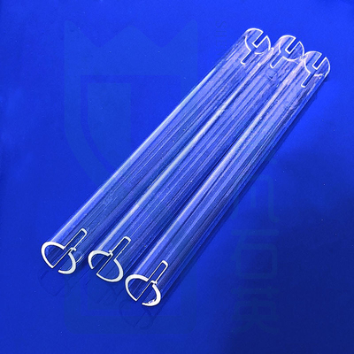 โรงงานเตาอบทนอุณหภูมิสูง โรงงานช่าง Tube Quartz Heating Tube Quartz Glass Tube