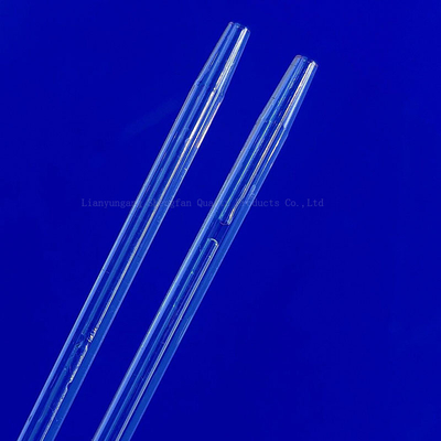 โรงงาน Custom ความต้านทานอุณหภูมิสูง 1mm-10mm กว้างเล็กหลอดแก้วควอตซ์
