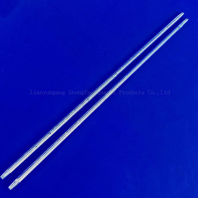 โรงงาน Custom ความต้านทานอุณหภูมิสูง 1mm-10mm กว้างเล็กหลอดแก้วควอตซ์
