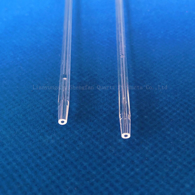 โรงงาน Custom ความต้านทานอุณหภูมิสูง 1mm-10mm กว้างเล็กหลอดแก้วควอตซ์