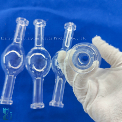 อัตราการทํางานสูง กระจกเป่าโปแลนด์โปร่งโปร่ง Quartz เครื่องมือหนึ่งลูกกล่องแห้งท่อ