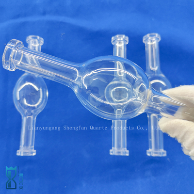 อัตราการทํางานสูง กระจกเป่าโปแลนด์โปร่งโปร่ง Quartz เครื่องมือหนึ่งลูกกล่องแห้งท่อ