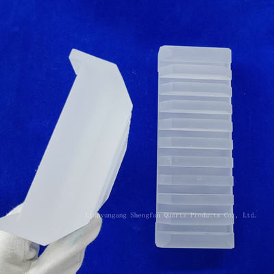 ขนาดใหญ่ Quartz Insulation Block Groove การทําความสะอาด Ark โรงงาน Custom ทนทานต่อการกัดกร่อน ความสามารถสูง