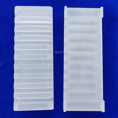 ขนาดใหญ่ Quartz Insulation Block Groove การทําความสะอาด Ark โรงงาน Custom ทนทานต่อการกัดกร่อน ความสามารถสูง