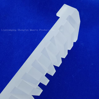 ขนาดใหญ่ Quartz Insulation Block Groove การทําความสะอาด Ark โรงงาน Custom ทนทานต่อการกัดกร่อน ความสามารถสูง