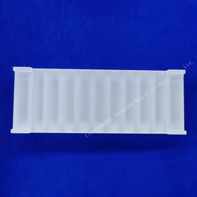 ขนาดใหญ่ Quartz Insulation Block Groove การทําความสะอาด Ark โรงงาน Custom ทนทานต่อการกัดกร่อน ความสามารถสูง