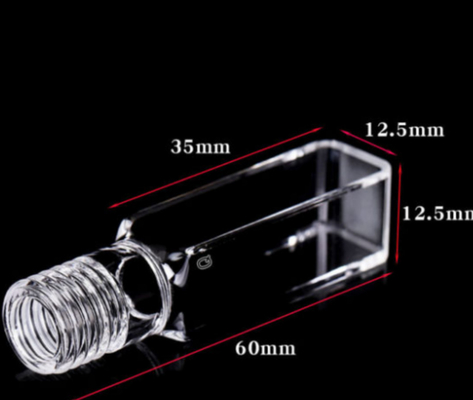 สําคัญในห้องปฏิบัติการ! ควอตซ์อัลตราวีโอเล็ต 5mL / 10mL 100% ฟรี Bubble