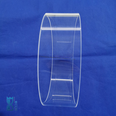 ทนความร้อนสูง 1200 องศาเซลเซียส หลอดแก้วควอตซ์บริสุทธิ์สูงสำหรับเตาหลอด