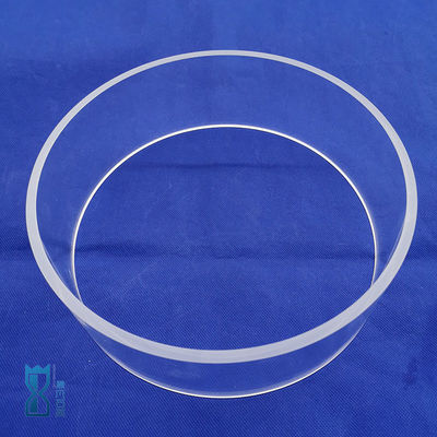 ขายตรงจากโรงงาน คุณภาพสูงทนความร้อนและทนการกัดกรอง ท่อแก้ว quartz กระจก quartz แหวนสําหรับเครื่อง CVD