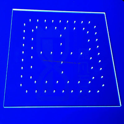 แผ่นกระจกควอตซ์ทนความร้อนสูงและโปร่งใสสูง พร้อมขนาดที่ปรับแต่งได้สำหรับงานเซมิคอนดักเตอร์และออปติคัล