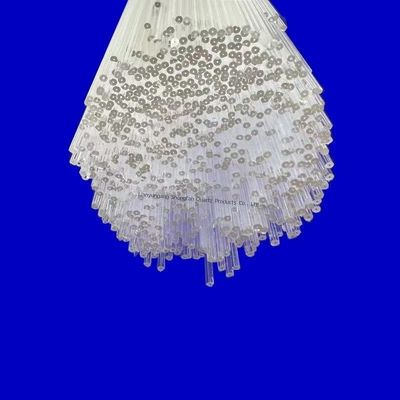 อุณหภูมิสูง ทนทานต่อการกัดกร่อน ความบริสุทธิ์สูง SiO2 φ1mm-φ5mm Quartz Glass Capillary