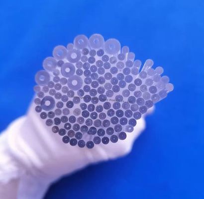 อุณหภูมิสูง ทนทานต่อการกัดกร่อน ความบริสุทธิ์สูง SiO2 φ1mm-φ5mm Quartz Glass Capillary