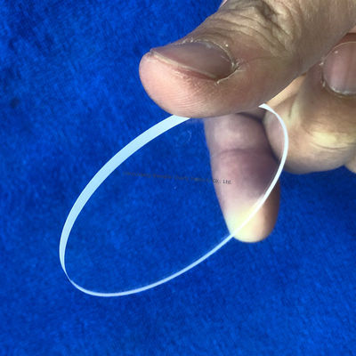 แผ่นกระจกควอตซ์หลอมรวมทนความร้อนสูงและโปร่งใสสูง