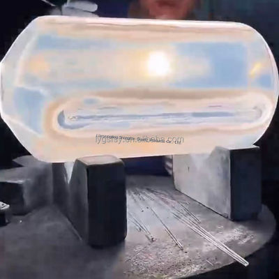 Custom ขนาดใหญ่กว้าง Quartz กระจกเตา Tube กระจกกระจกกล่องด้วยความทนความร้อน