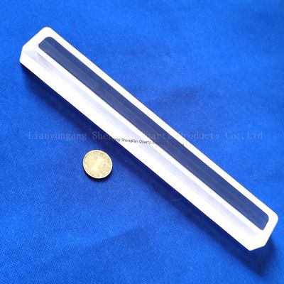 ชิ้นส่วนควอตซ์ฝ้าโปร่งใสแบบกำหนดเองความแม่นยำสูง CNC