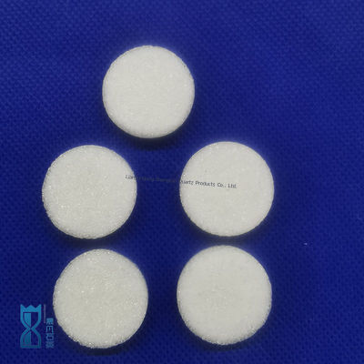 เครื่องมือในห้องปฏิบัติการ การกรองก๊าซและของเหลว ไส้กรองทรายควอตซ์ แกนกรองควอตซ์ แผ่นกรองควอตซ์