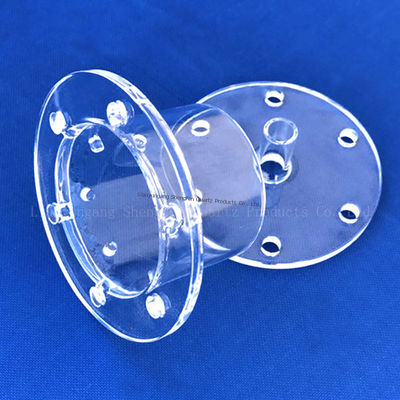 ท่อแก้วควอตซ์ปิดตามความต้องการ ความหนา 1-100 มม และจุดละลาย 1732 °C